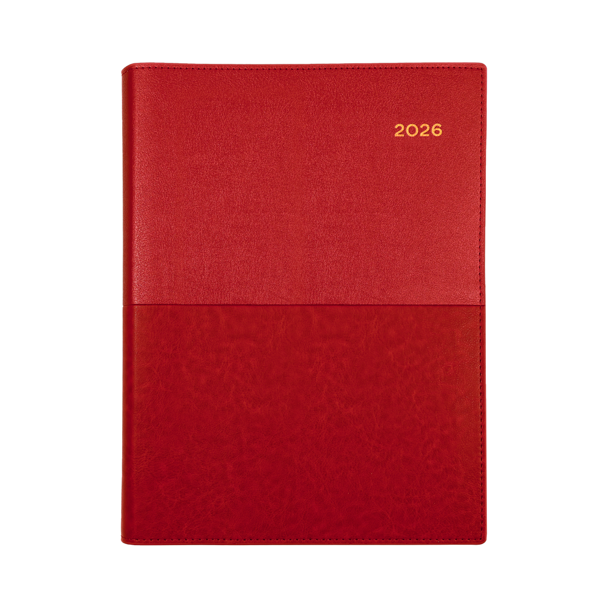 Vanessa Calendar Year 2026 Diary/Planner, Day to Page, A5 PU Soft Cover