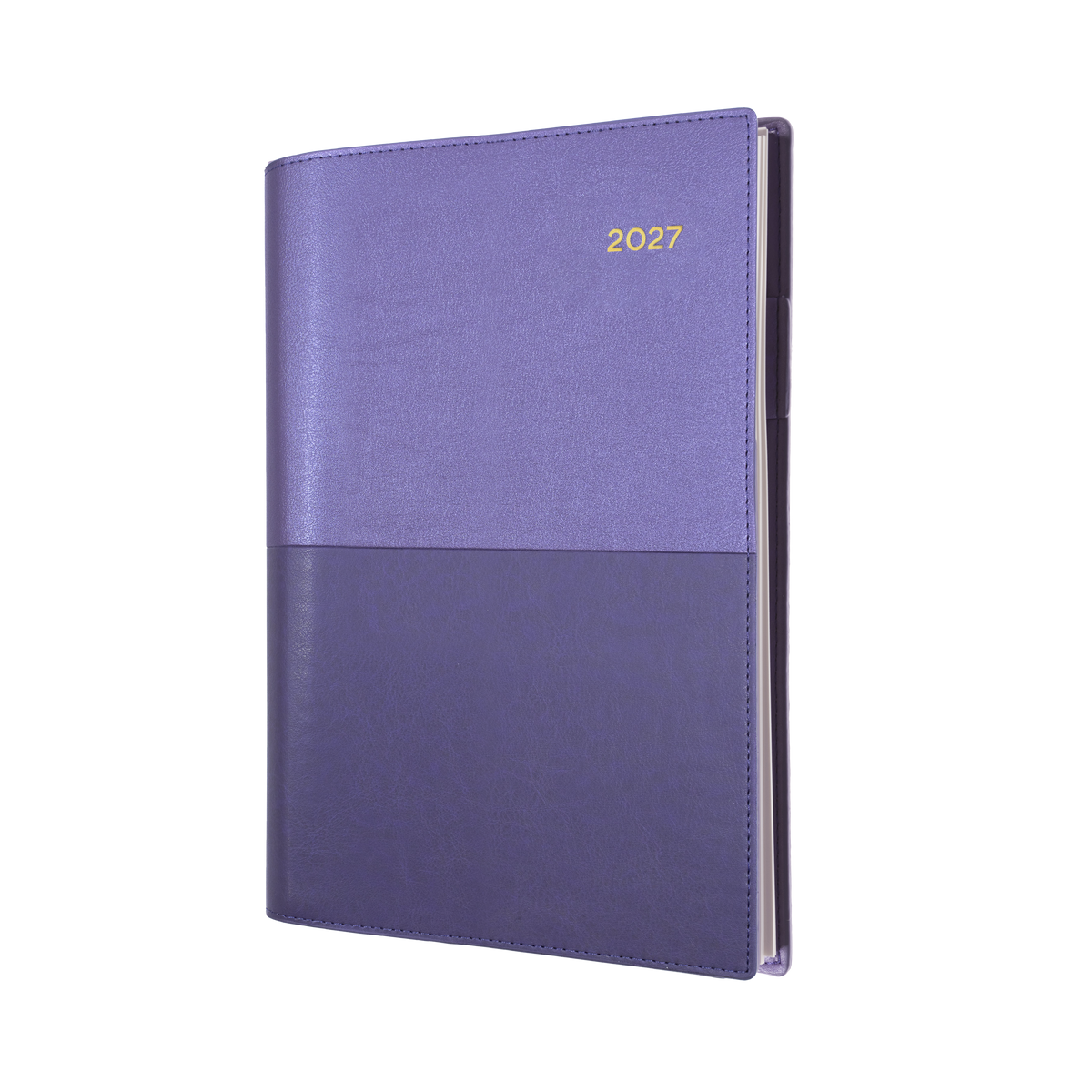 2027 Calendar Year Diary/Planner - 12 Month A5 Day to Page - Soft PU Cover - Collins Vanessa Range