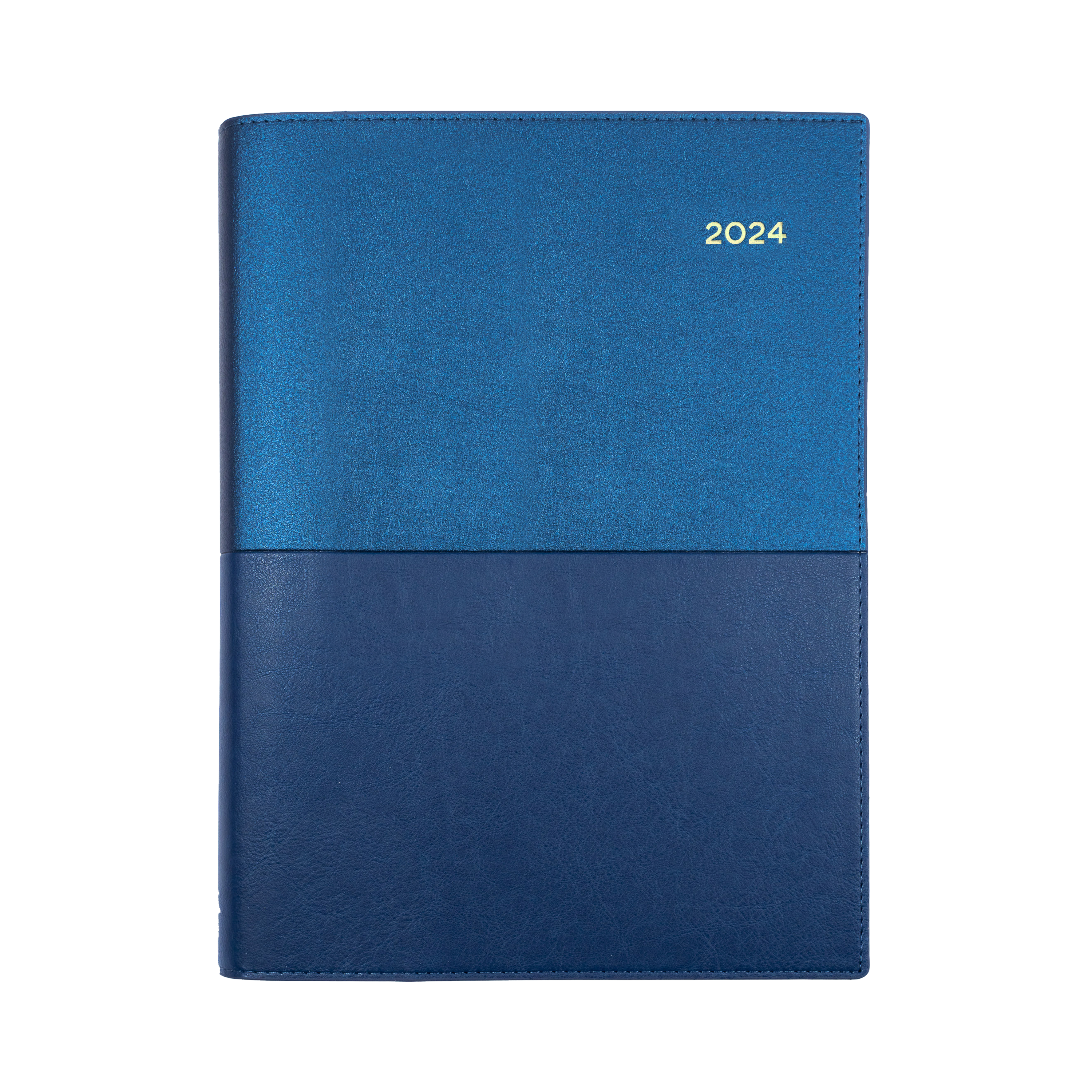 Vanessa 2024 Diary - Day to Page, Size A5 Blue / A5 (210 x 148mm)