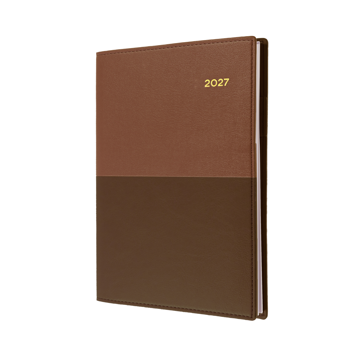 2027 Calendar Year Diary/Planner - 12 Month A5 Day to Page - Soft PU Cover - Collins Vanessa Range