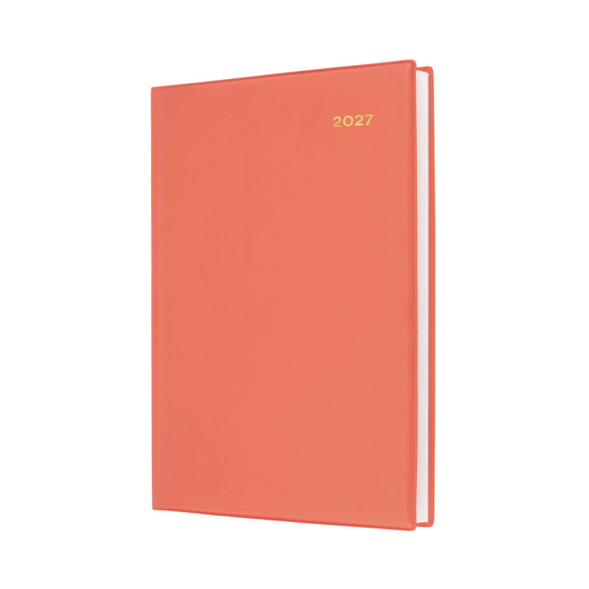 2027 Calendar Year Diary/Planner - 12 Month A5 Day to Page - PVC Cover - Collins Belmont Range