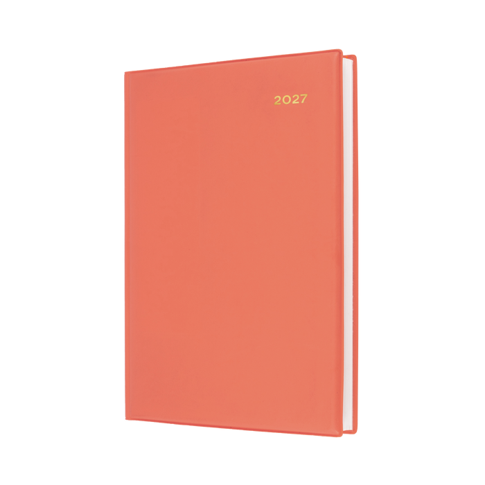 2027 Calendar Year Diary/Planner - 12 Month A5 Day to Page - PVC Cover - Collins Belmont Range