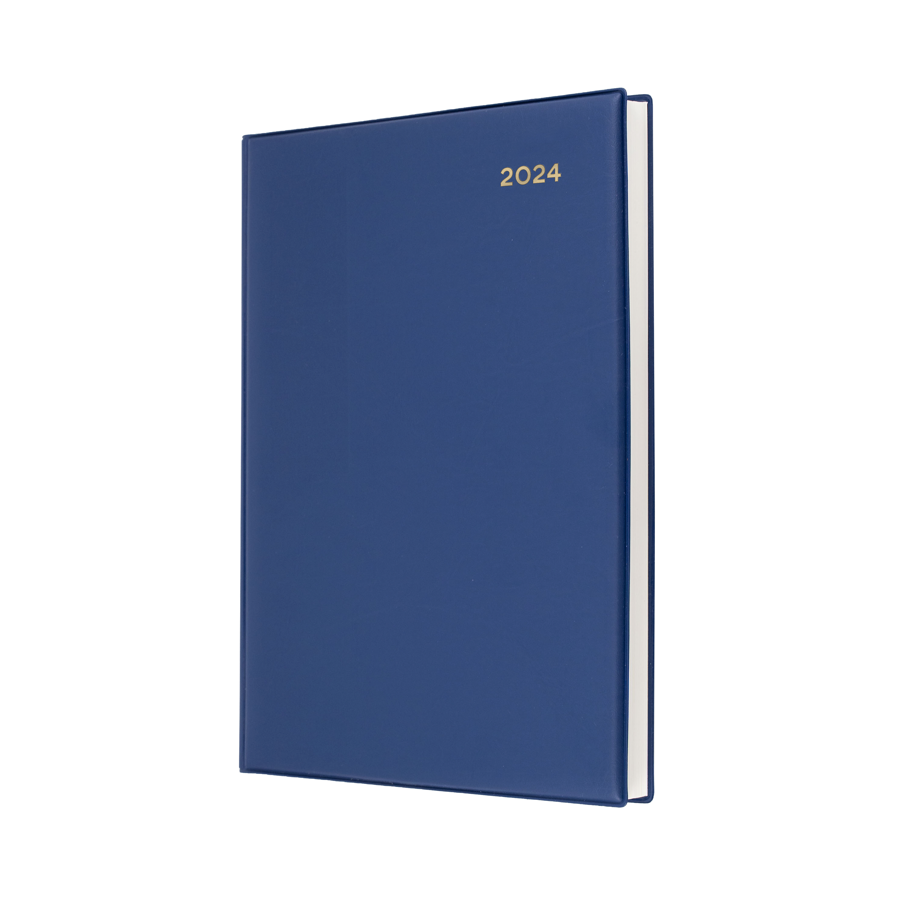 Belmont Desk 2024 Diary - Day to Page, Size A5 Navy / A5 (210 x 148mm)