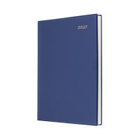 2027 Calendar Year Diary/Planner - 12 Month A5 Day to Page - PVC Cover - Collins Belmont Range