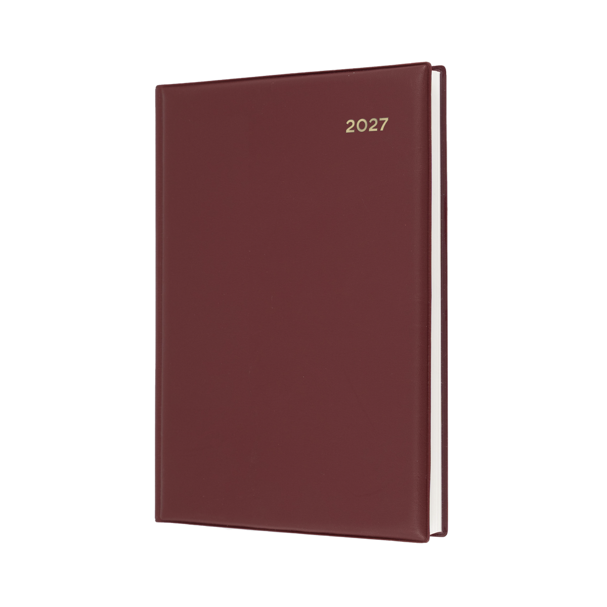 2027 Calendar Year Diary/Planner - 12 Month A5 Day to Page - PVC Cover - Collins Belmont Range