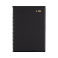 Belmont Calendar Year 2026 Diary/Planner, Day to Page, A5 Hard Cover