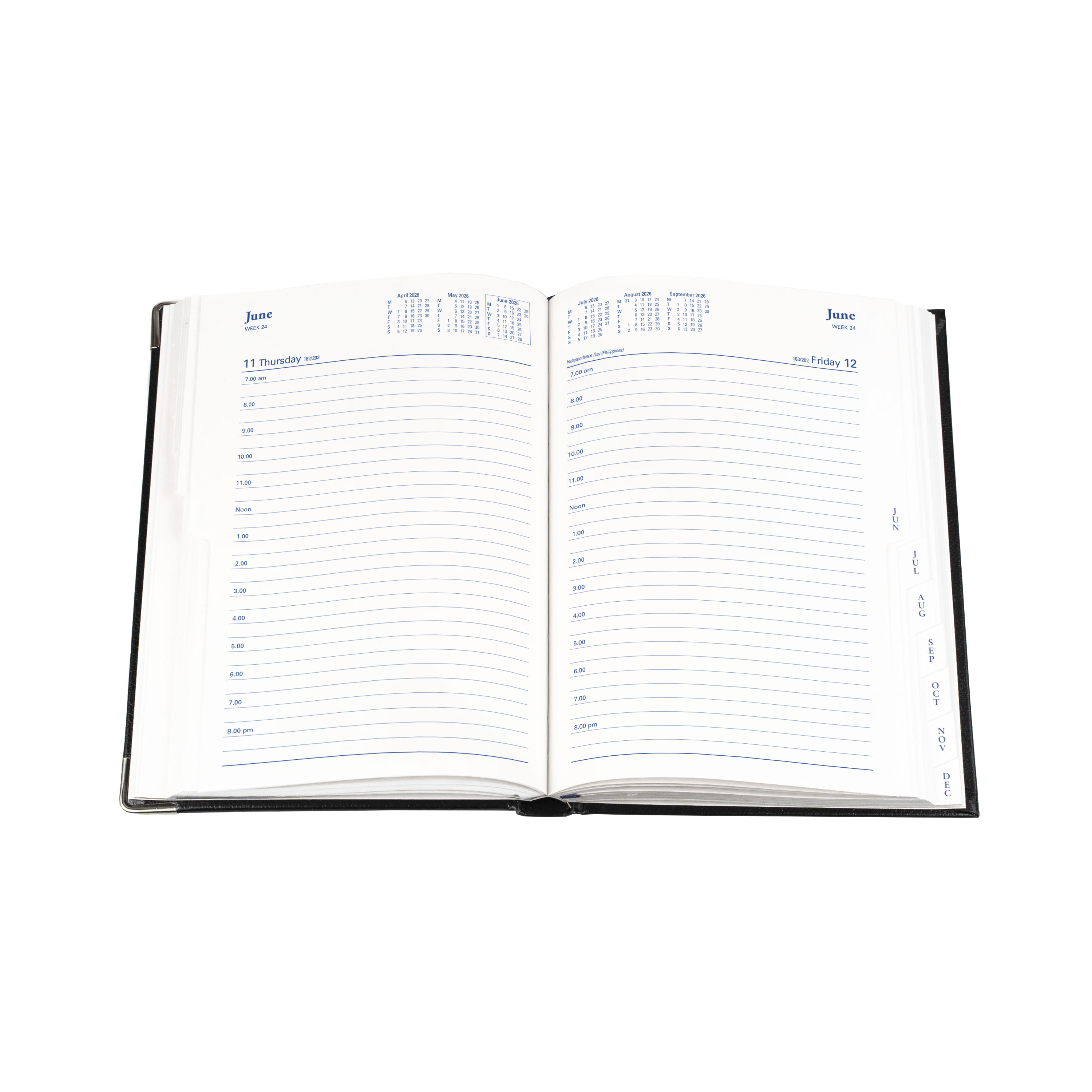 Management Calendar Year 2026 Diary/Planner, Day to Page, A5 Hard Cover