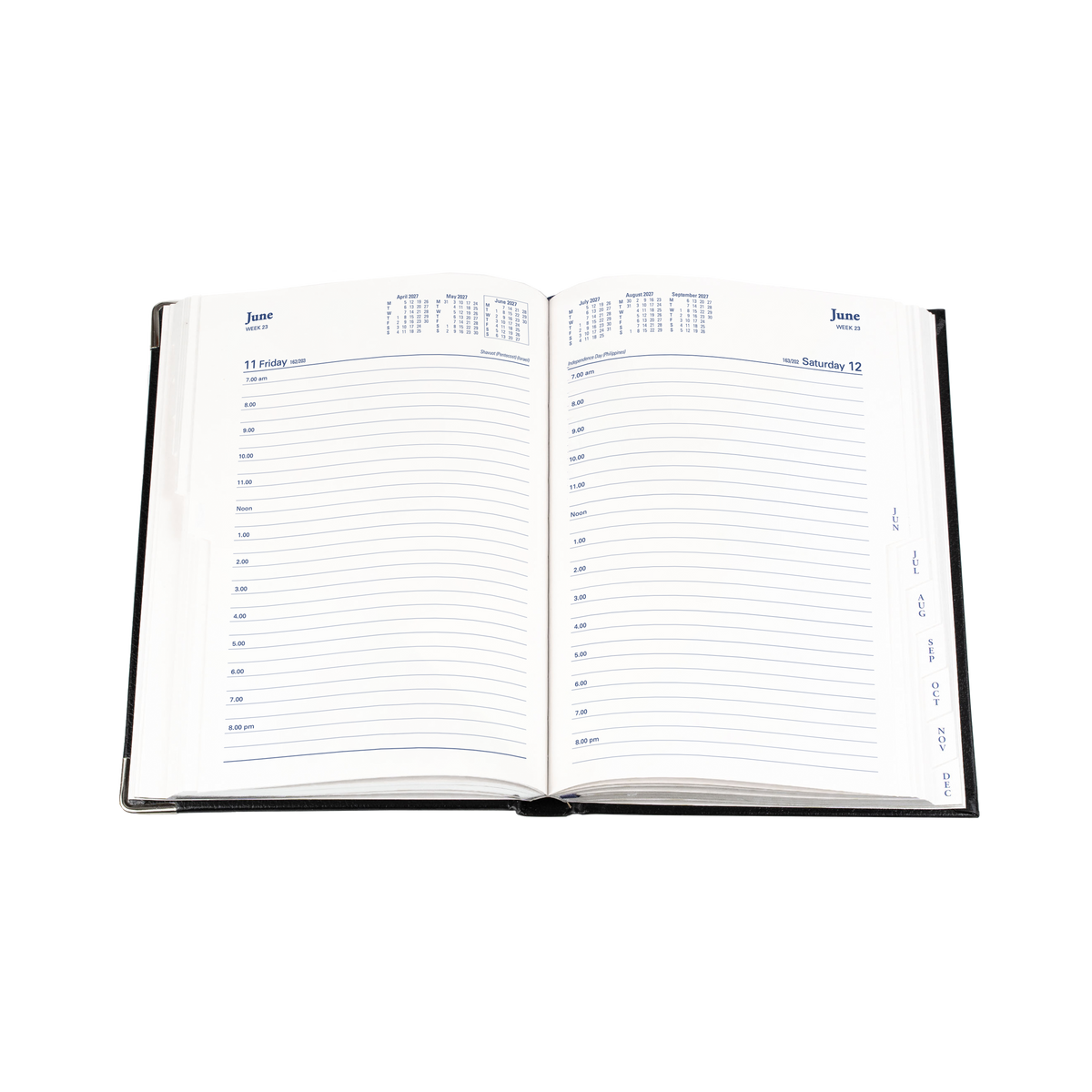 2027 Calendar Year Diary/Planner - 12 Month A5 Day to Page - Hard Cover - Collins Management Range