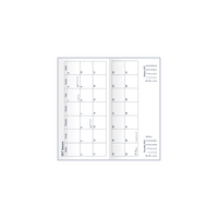 Collins - Colplan Calendar Year 2026 Diary/Planner, Month to View, B6/7 Soft Cover