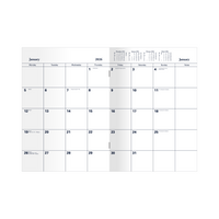 Collins - Colplan Calendar Year 2026 Diary/Planner, Month to View, A4 Soft Cover