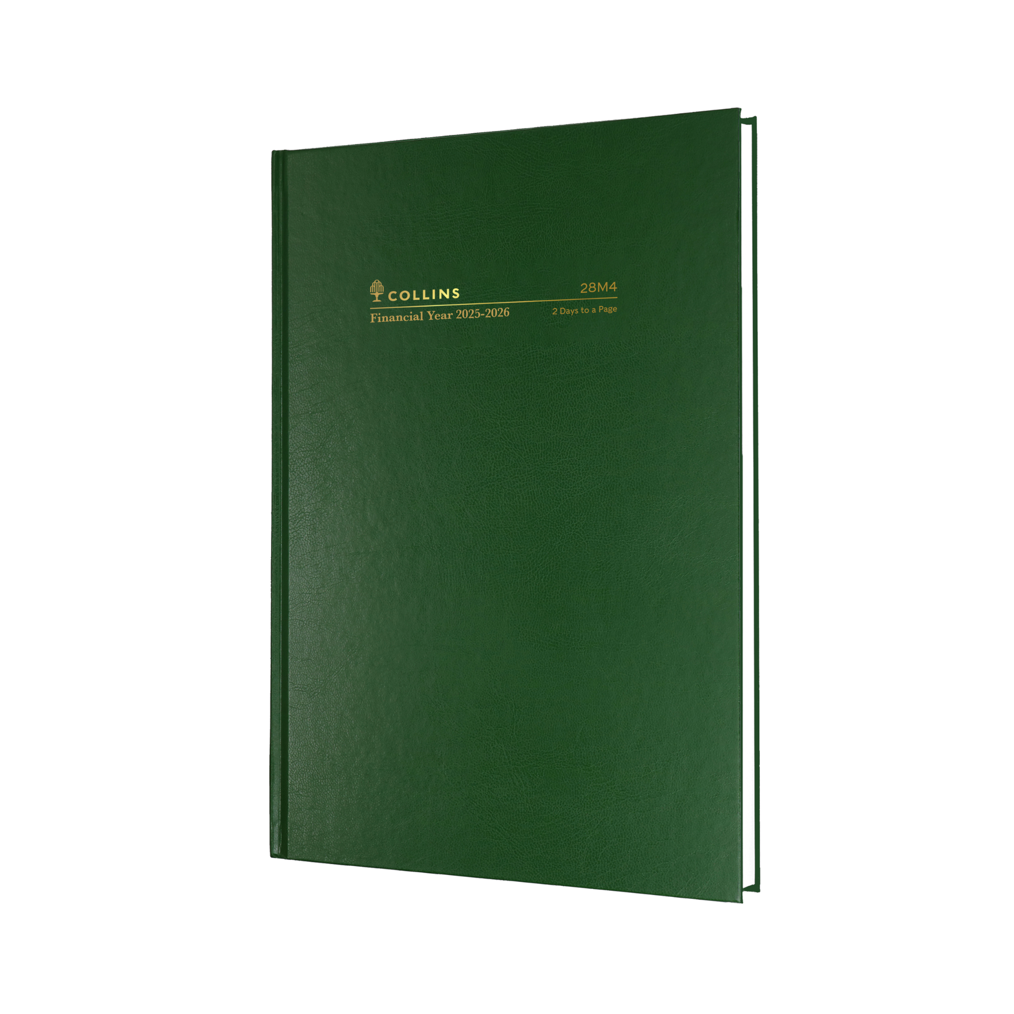 Collins - Financial Year 2025-2026 Diary/Planner, 2 Days to Page, A5 Hard Cover