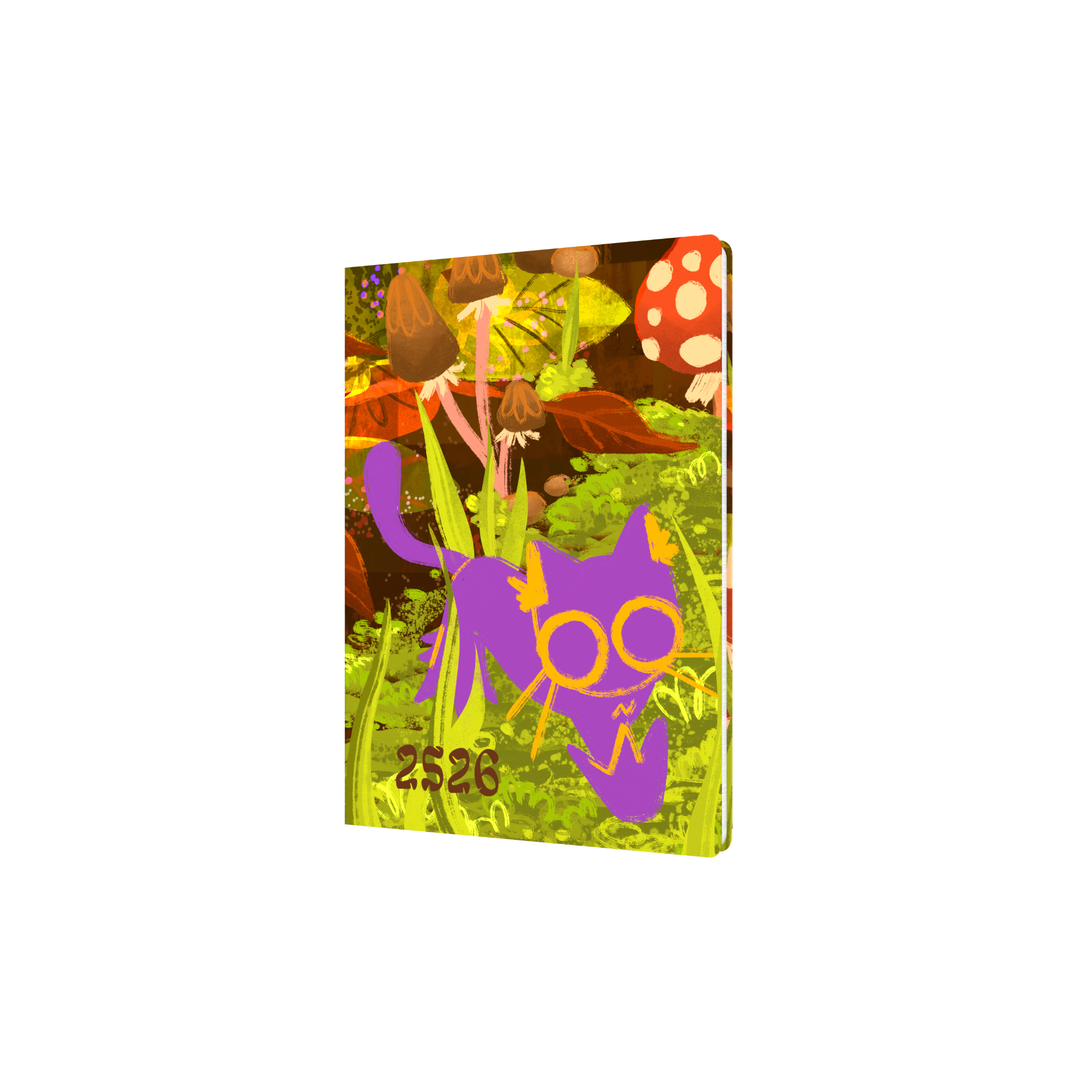 Collins - Glasgow School of Art - Cat 2025-2026 Financial Year Diary/Planner, Week to View, A5 Hard Cover (Recycled)