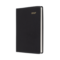 2027 Calendar Year Diary/Planner - 12 Month A7 2 Days to a Page - PVC Cover - Collins Belmont Range
