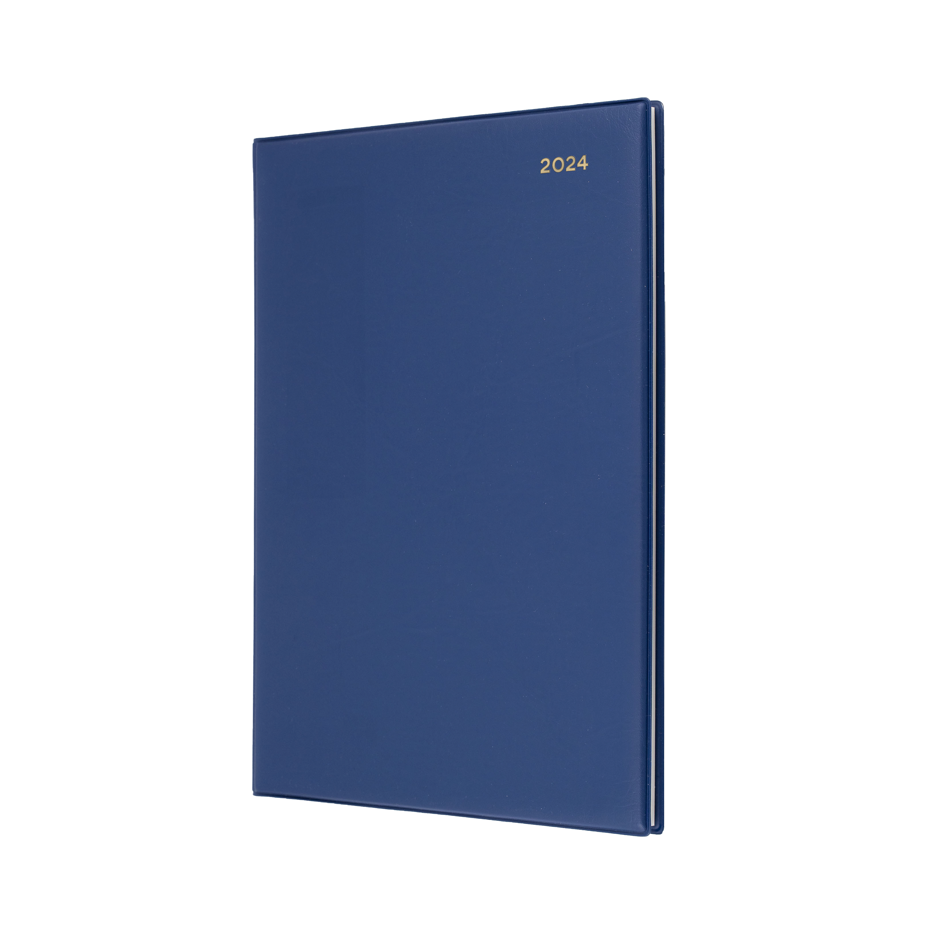 Belmont Desk 2024 Diary - 2 Days to a Page, Size A4 Navy / A4 (297 x 210mm)
