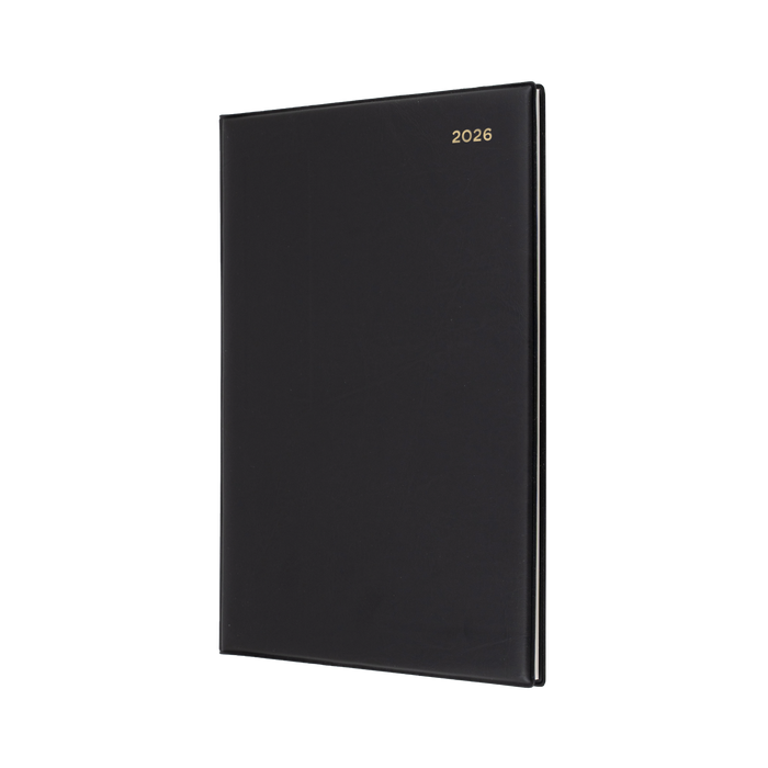 Belmont Calendar Year 2026 Diary/Planner, 2 Days to a Page, A4 Hard Cover