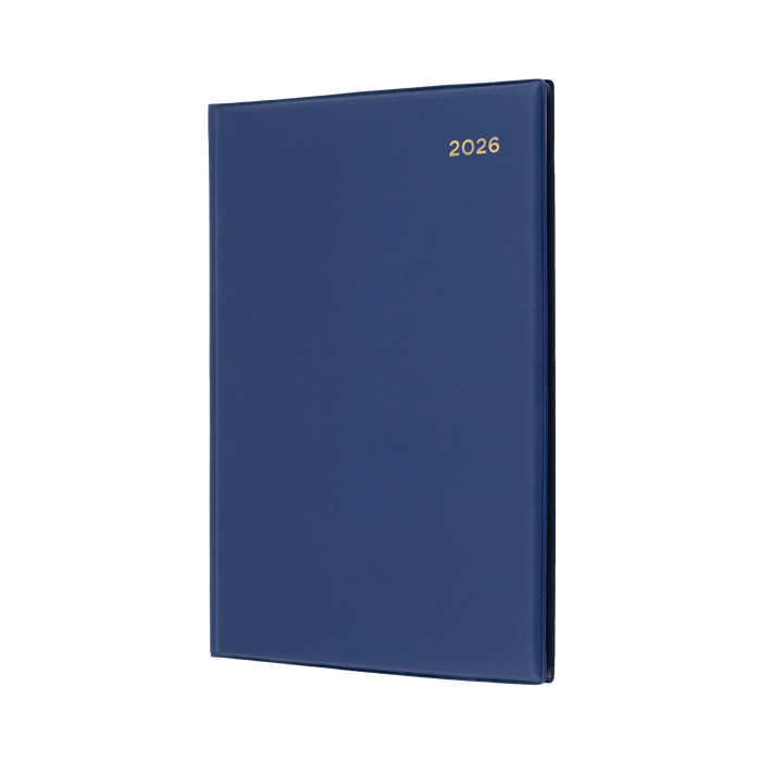 Belmont Calendar Year 2026 Diary/Planner, 2 Days to a Page, A5 Hard Cover