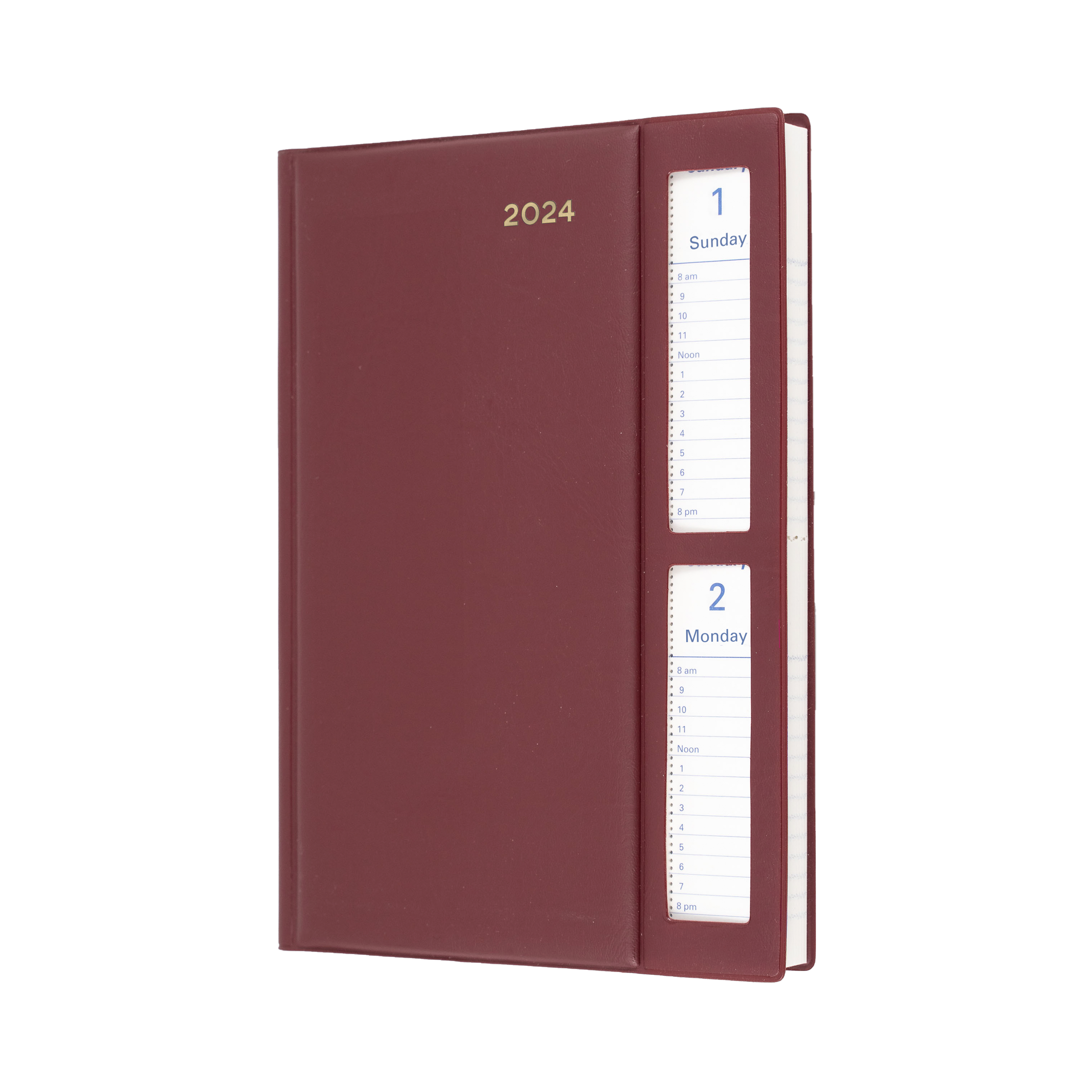 Collins Belmont Desk 2024 Diary - 2 Days to a Page View + Window