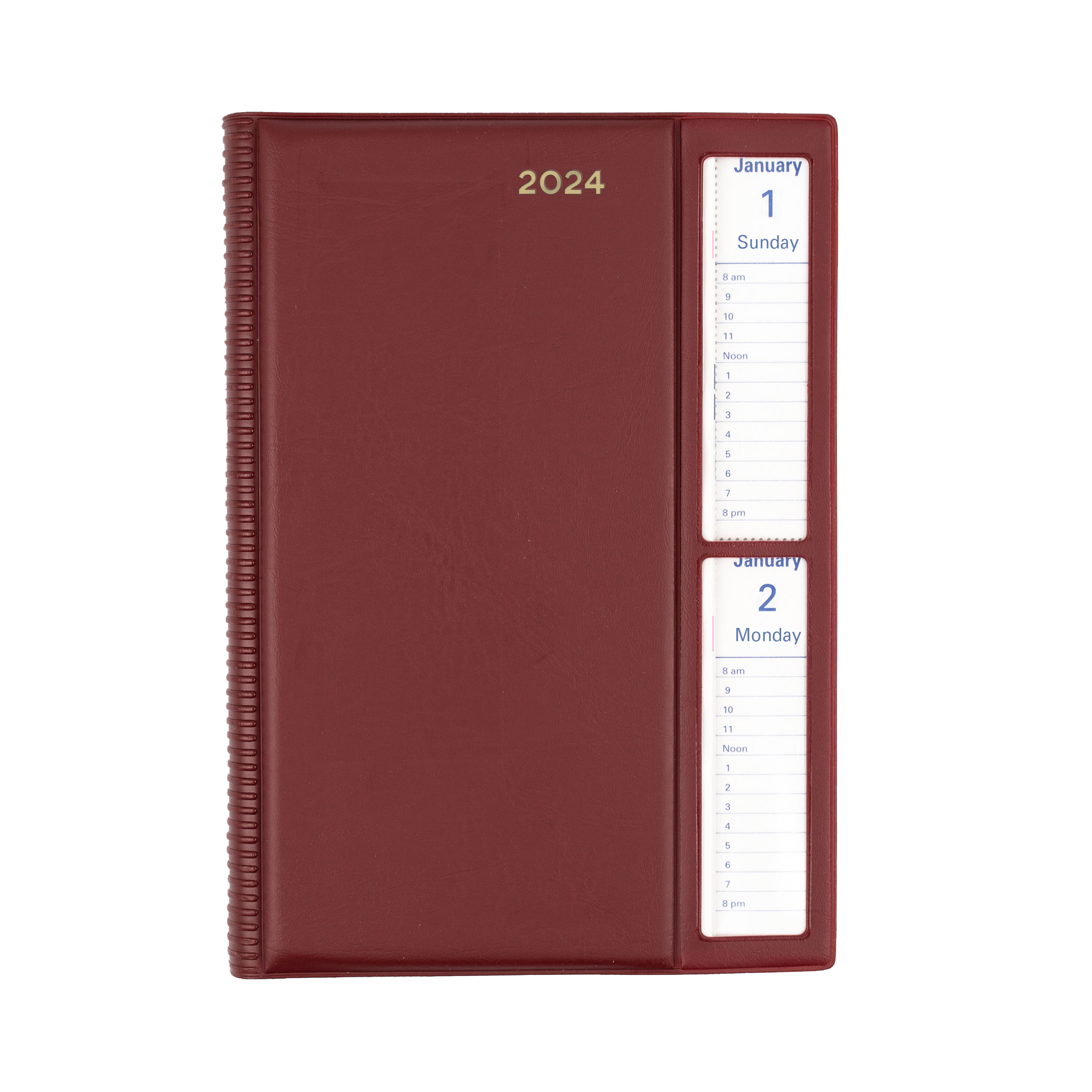 Collins Belmont Desk 2024 Diary - 2 Days to a Page View + Window