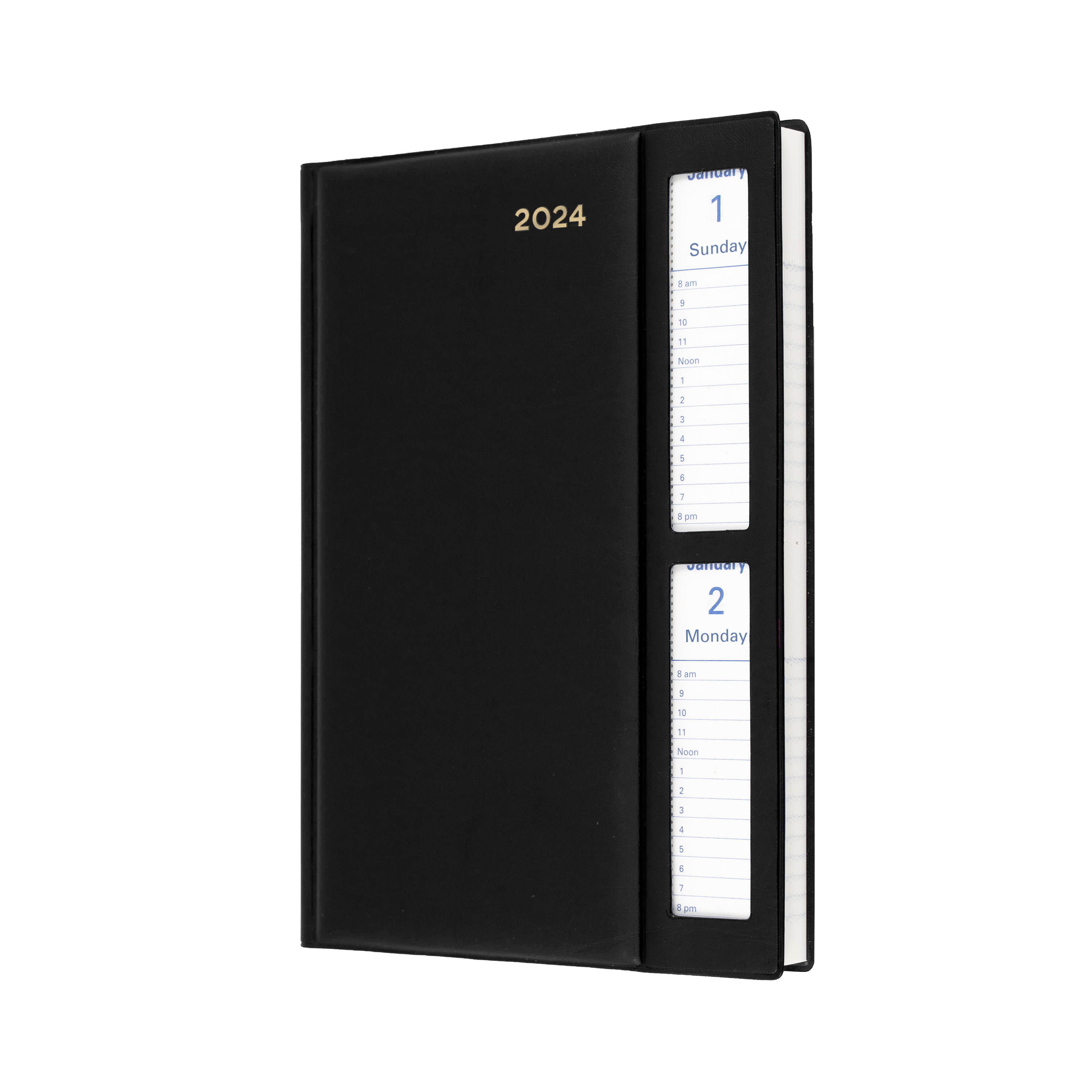 Collins Belmont Desk 2024 Diary - 2 Days to a Page View + Window