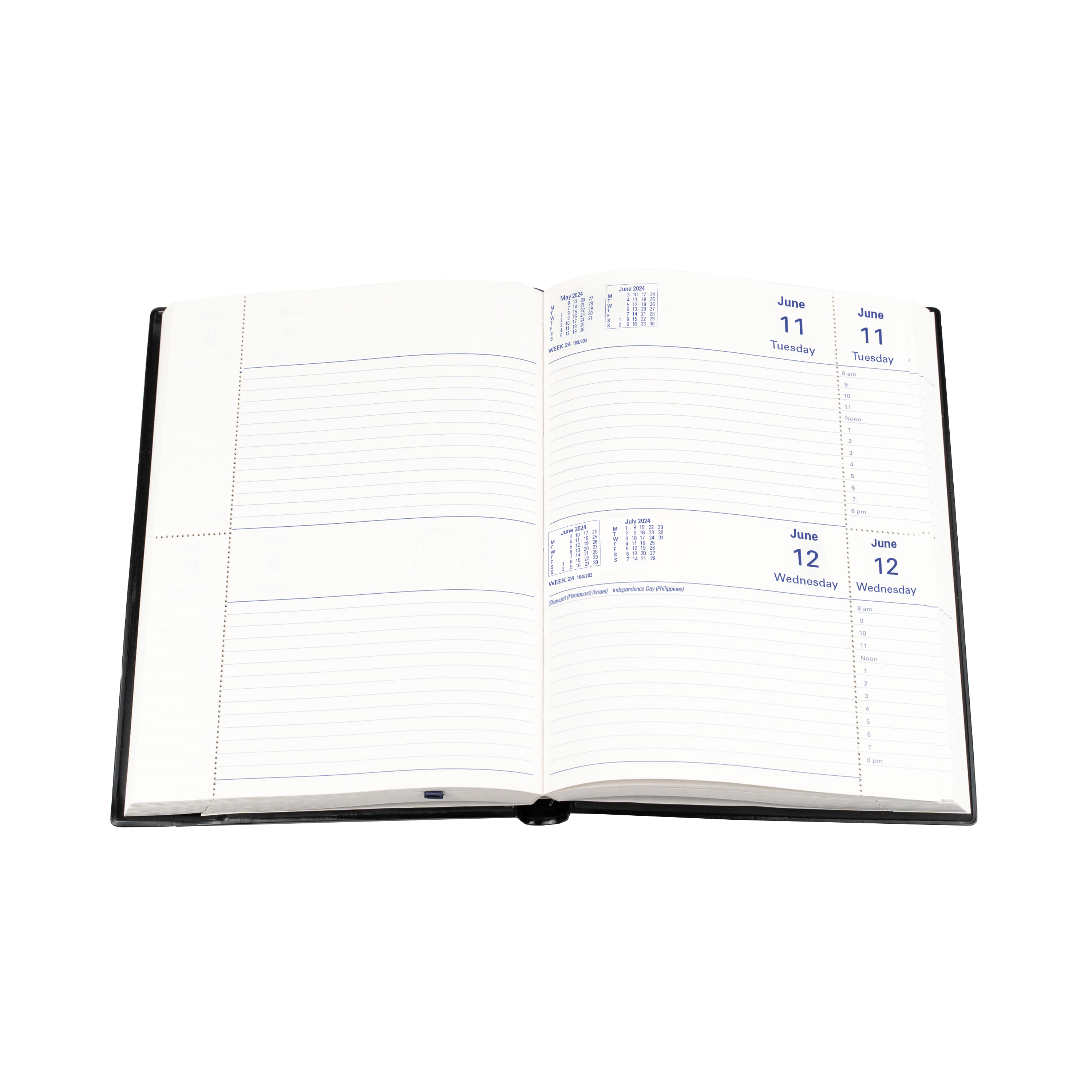 Collins Belmont Desk 2024 Diary - 2 Days to a Page View + Window