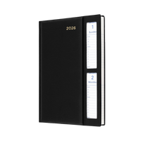 Belmont Calendar Year 2026 Diary/Planner, 2 Days to a Page - Windowfaced, A5 Hard Cover