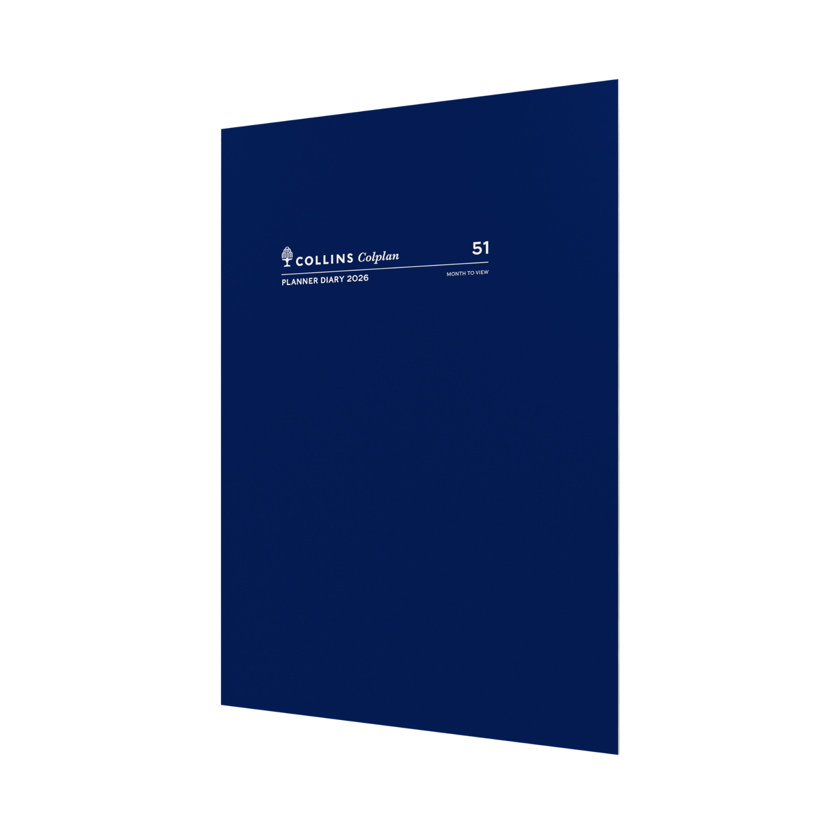 Collins - Colplan Calendar Year 2026 Diary/Planner, Month to View, A4 Soft Cover
