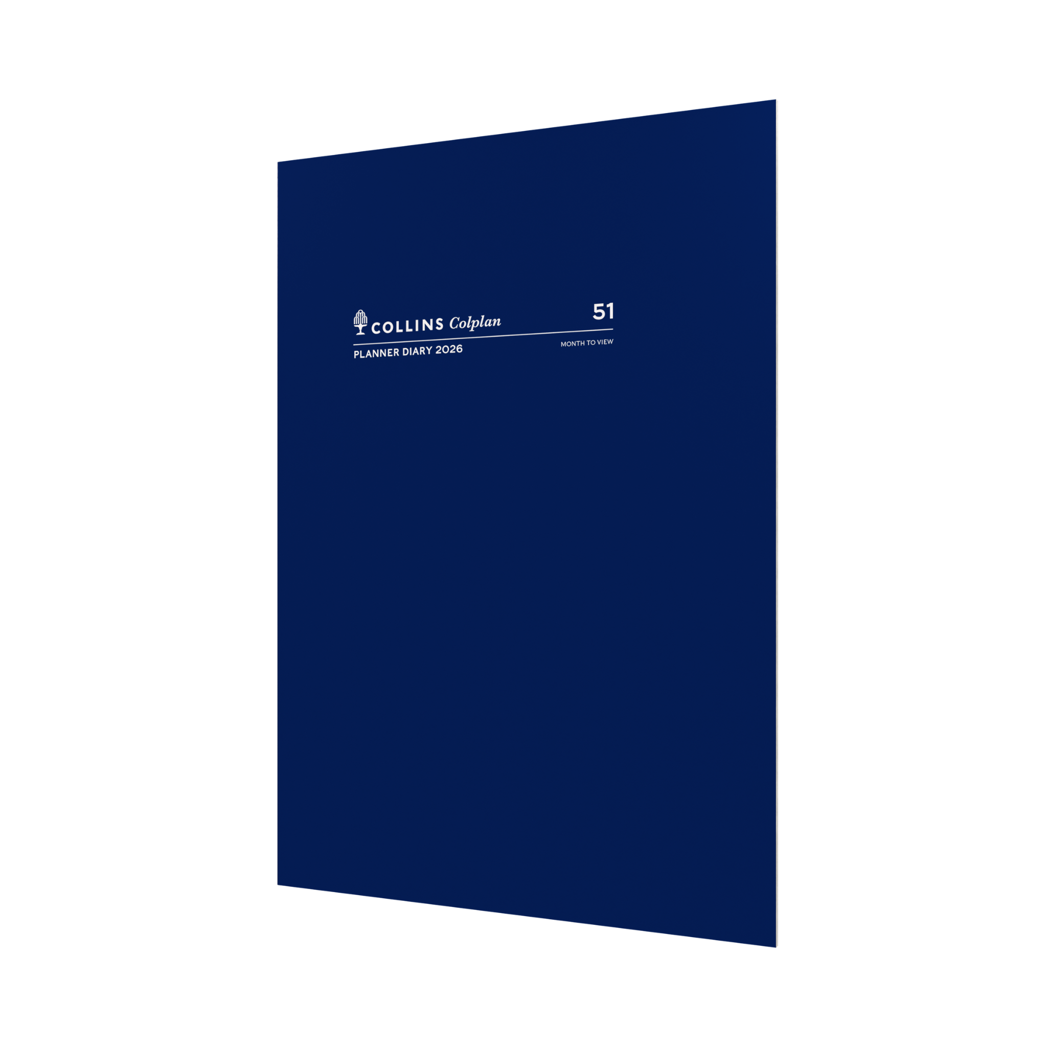 Collins - Colplan Calendar Year 2026 Diary/Planner, Month to View, A4 Soft Cover