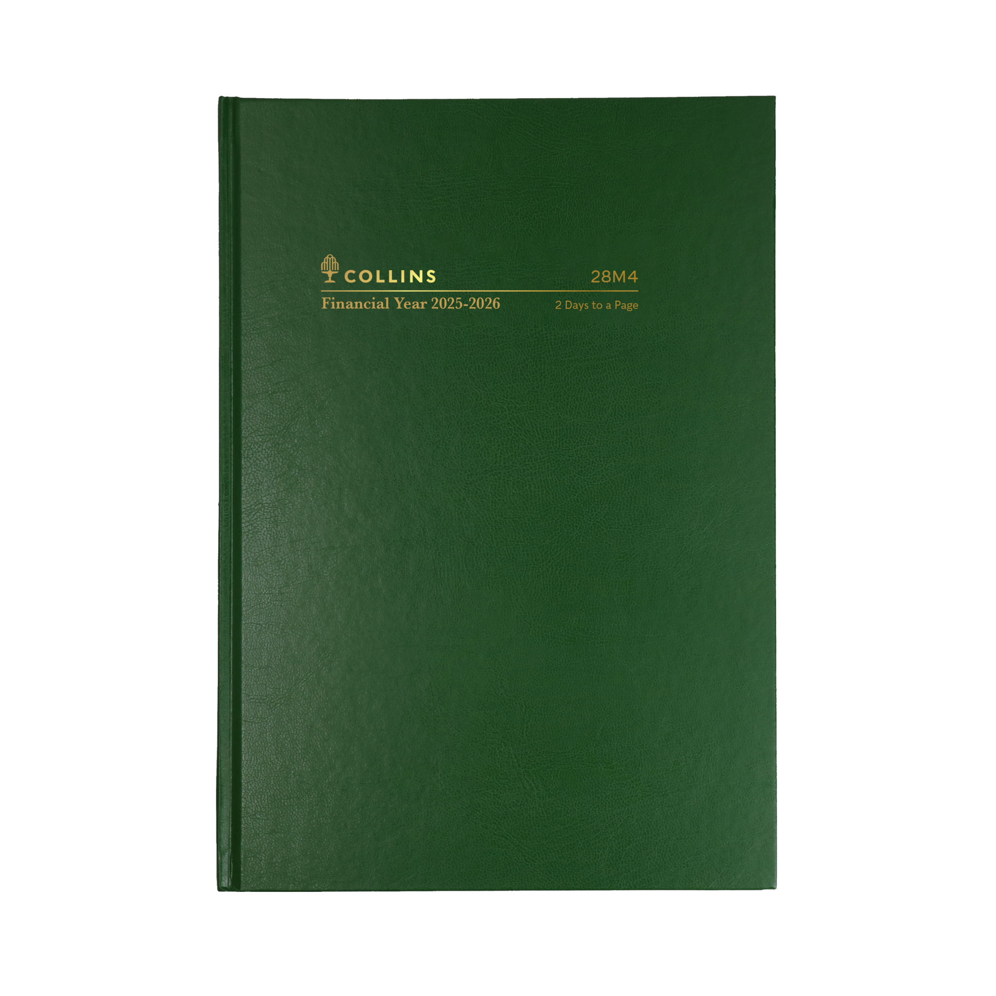 Collins - Financial Year 2025-2026 Diary/Planner, 2 Days to Page, A5 Hard Cover