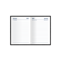 2027 Calendar Year Diary/Planner - 12 Month A7 Day to Page - Hard Cover - Collins Kyoto Range