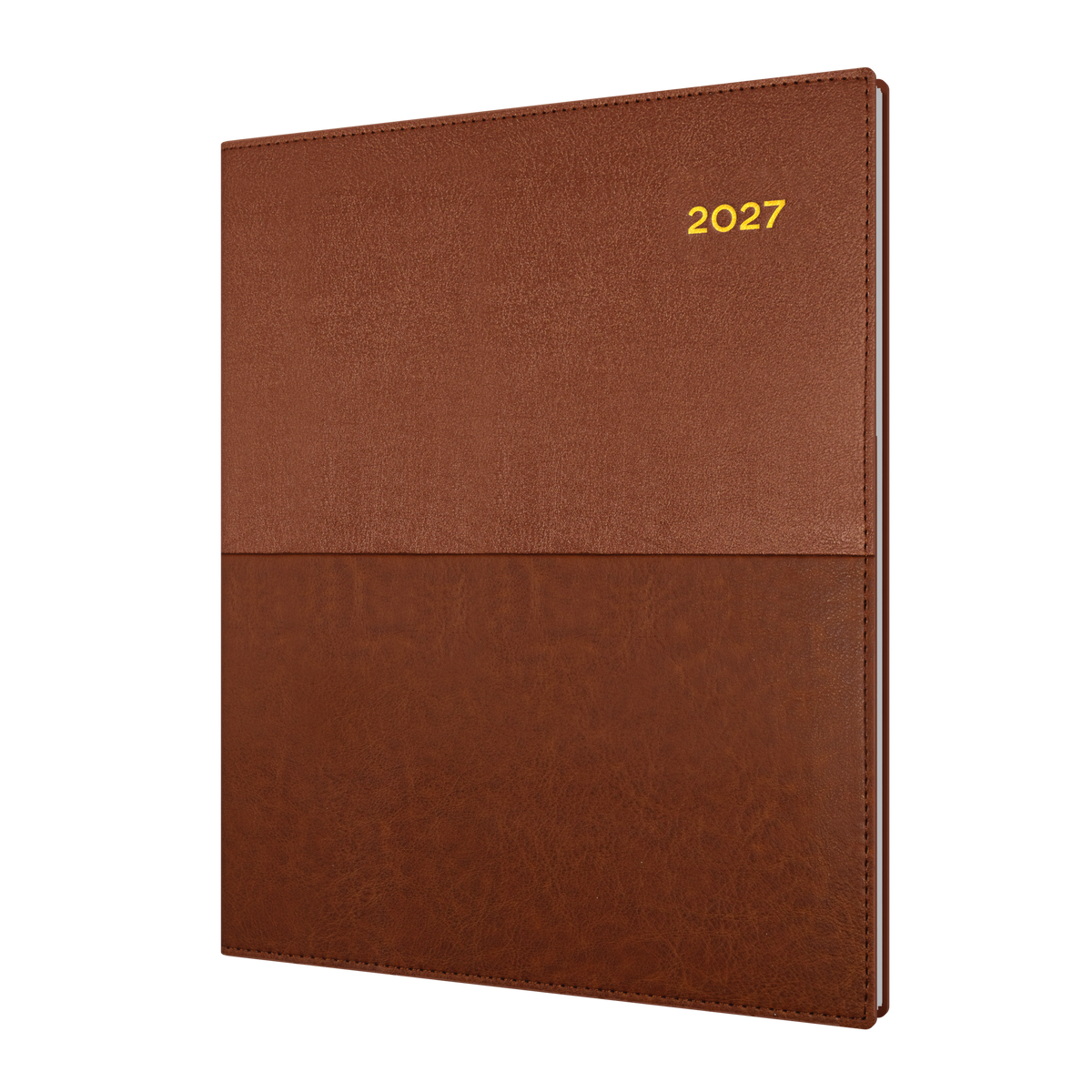 2027 Calendar Year Diary/Planner - 12 Month Quarto Week to View - Soft PU Cover - Collins Vanessa Range