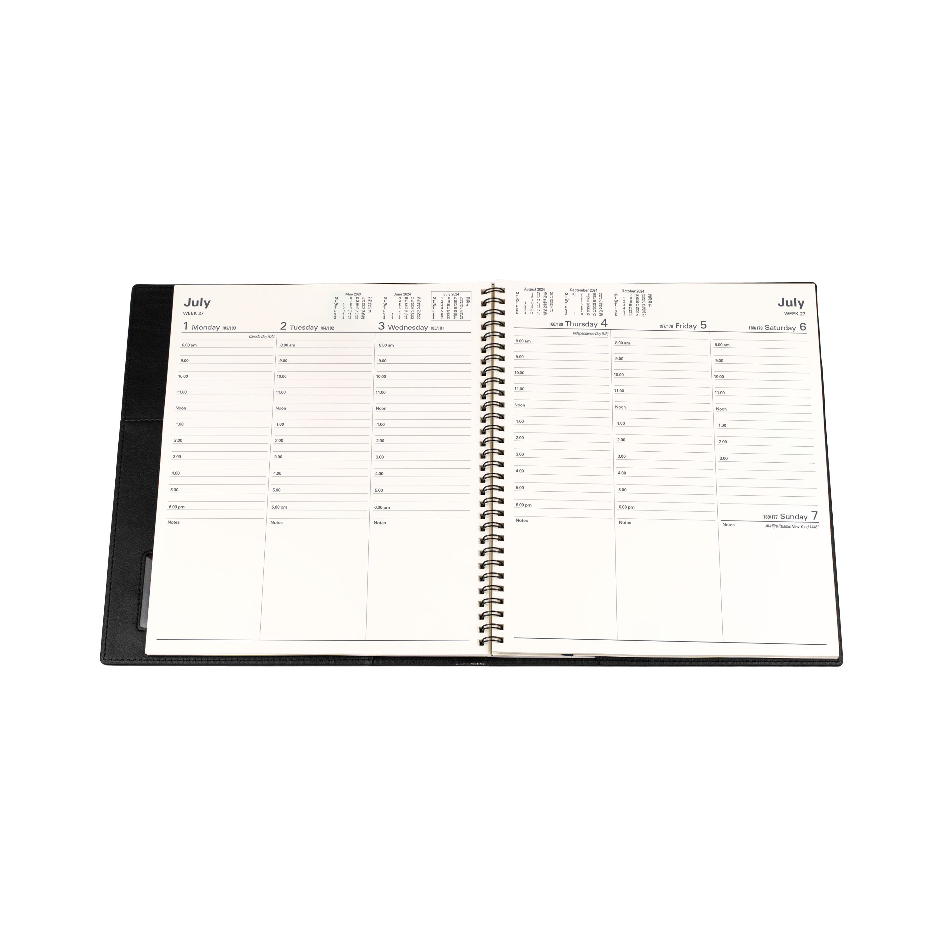 Collins Vanessa 2024 Diary - Vertical Week to View