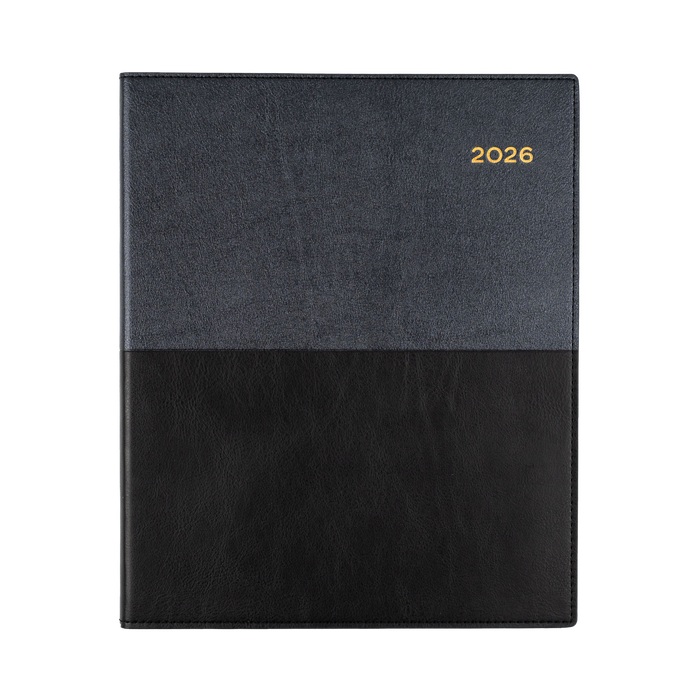Collins Vanessa Calendar Year 2026 Diary/Planner, Week to View, Quarto PU Soft Cover