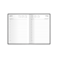 2027 Calendar Year Diary/Planner - 12 Month A5 Day to Page - Hard Cover - Collins Kyoto Range
