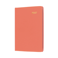 2027 Calendar Year Diary/Planner - 12 Month A7 Week to View - PVC Cover - Collins Belmont Range