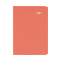 2027 Calendar Year Diary/Planner - 12 Month A7 Week to View - PVC Cover - Collins Belmont Range