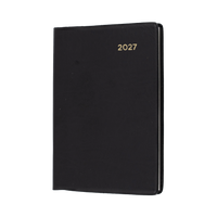 2027 Calendar Year Diary/Planner - 12 Month A7 Week to View - PVC Cover - Collins Belmont Range