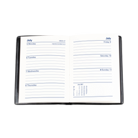 2027 Calendar Year Diary/Planner - 12 Month A7 Week to View - PVC Cover - Collins Belmont Range