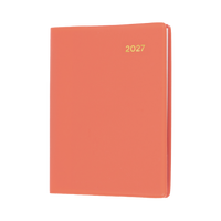 2027 Calendar Year Diary/Planner - 12 Month A7 Week to View w Pencil - PVC Cover - Collins Belmont Range