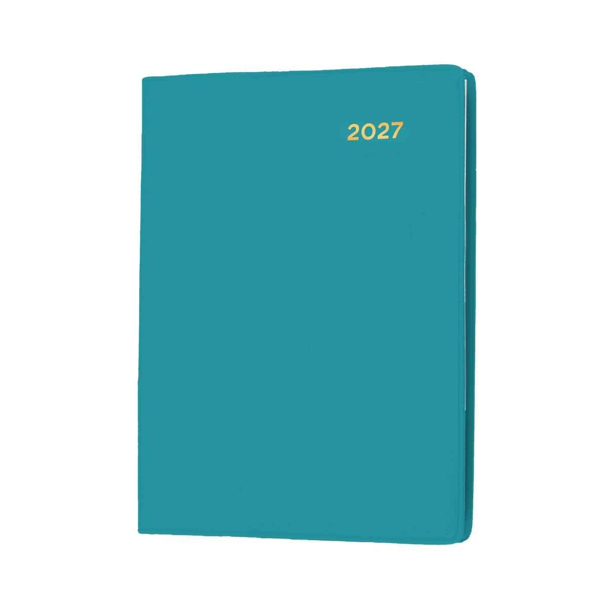 2027 Calendar Year Diary/Planner - 12 Month A7 Week to View w Pencil - PVC Cover - Collins Belmont Range