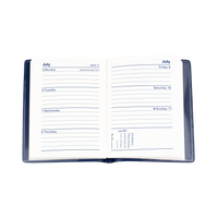 2027 Calendar Year Diary/Planner - 12 Month A7 Week to View w Pencil - PVC Cover - Collins Belmont Range
