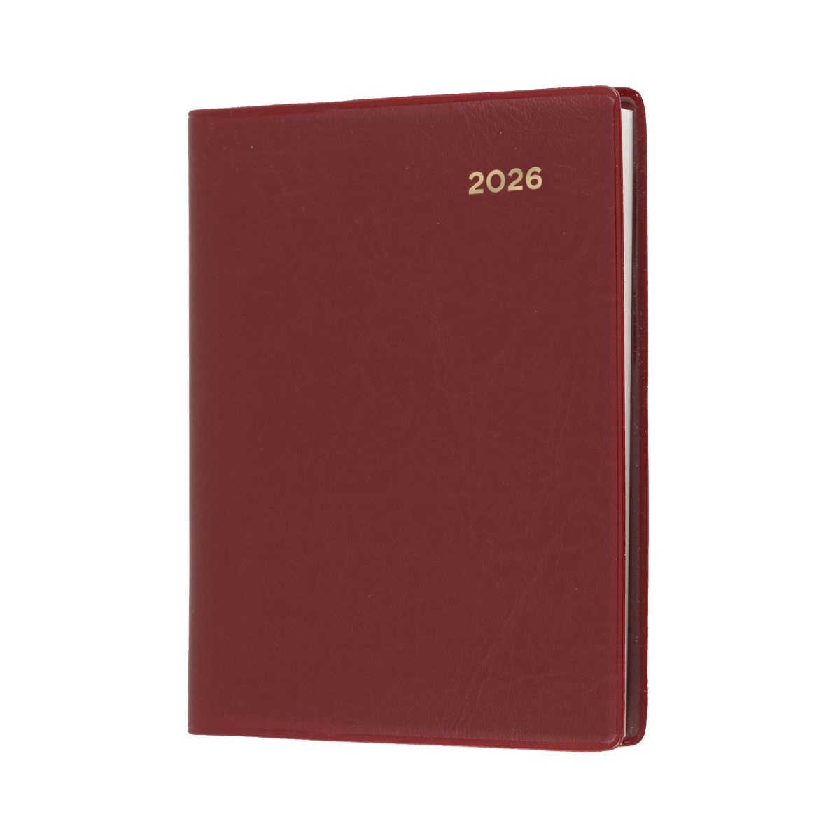 Belmont Calendar Year 2026 Diary/Planner, Week to View with pencil, A7 Hard Cover