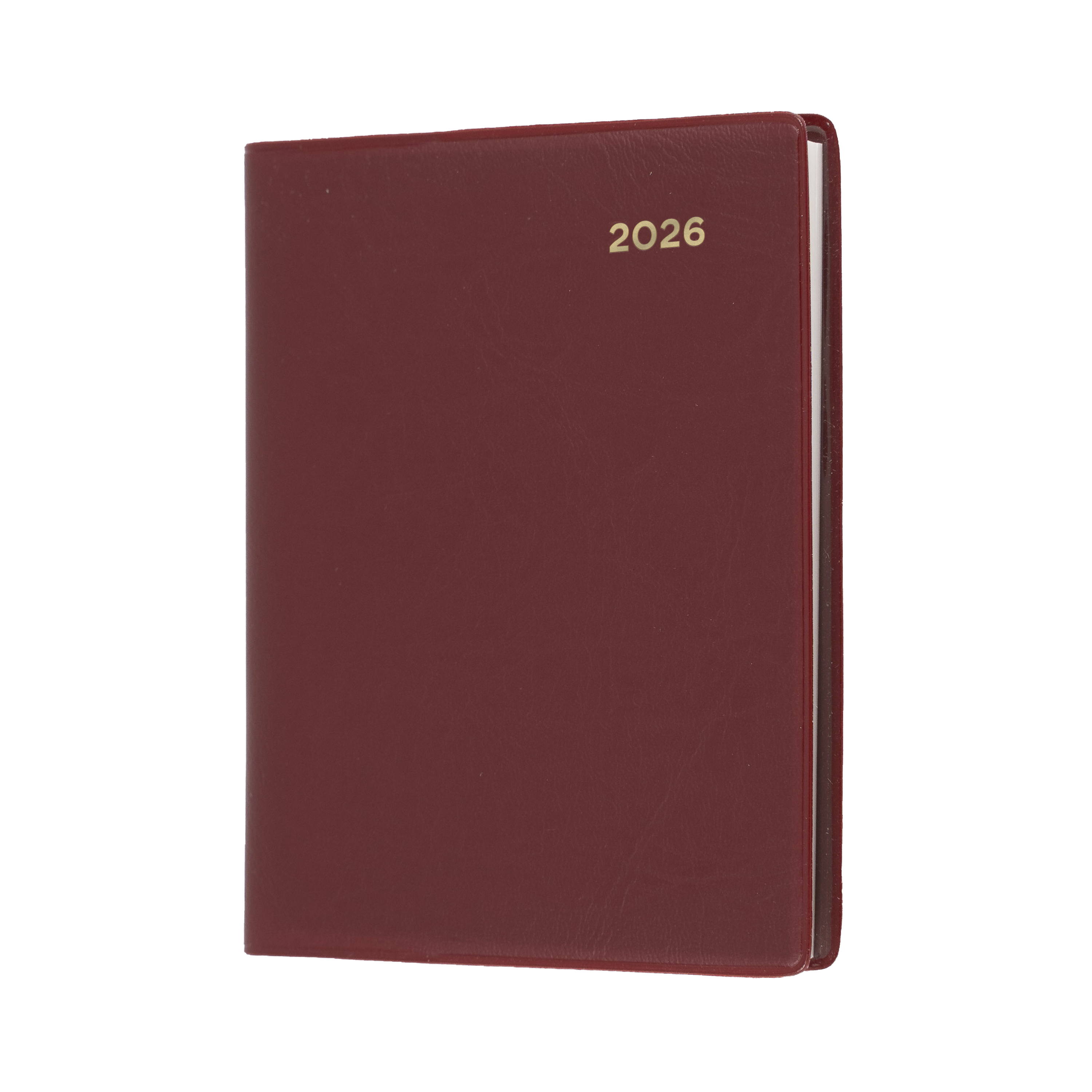 Belmont Calendar Year 2026 Diary/Planner, Week to View with pencil, A7 Hard Cover