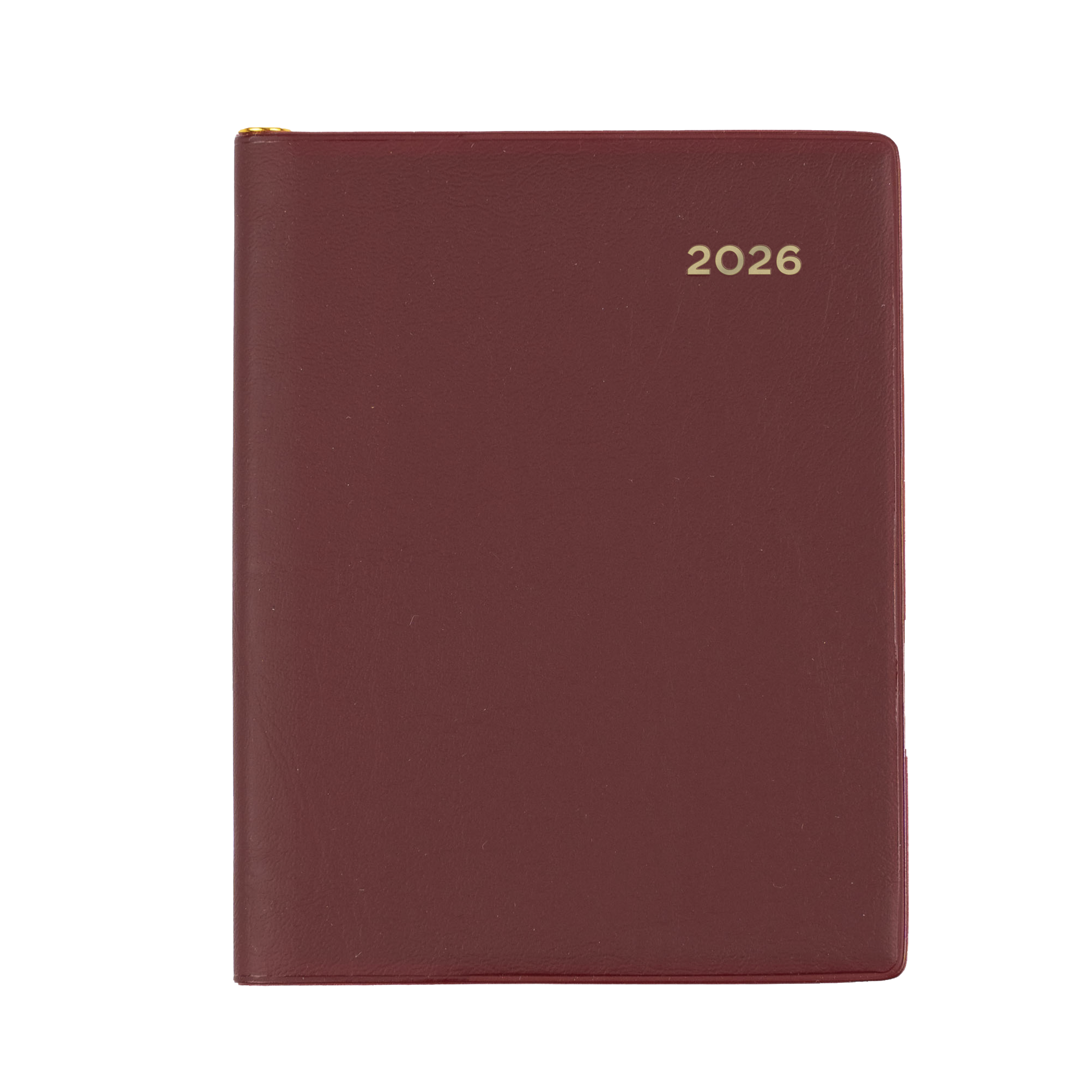 Belmont Calendar Year 2026 Diary/Planner, Week to View with pencil, A7 Hard Cover