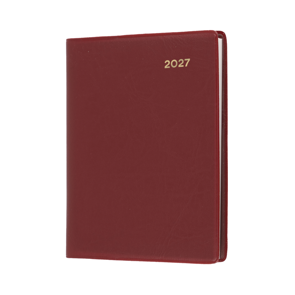 2027 Calendar Year Diary/Planner - 12 Month A7 Week to View w Pencil - PVC Cover - Collins Belmont Range