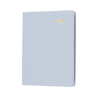 2027 Calendar Year Diary/Planner - 12 Month A7 Week to View w Pencil - PVC Cover - Collins Belmont Range