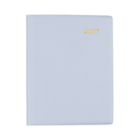 2027 Calendar Year Diary/Planner - 12 Month A7 Week to View w Pencil - PVC Cover - Collins Belmont Range