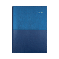 Vanessa Calendar Year 2026 Diary/Planner, Week to View, A4 PU Soft Cover