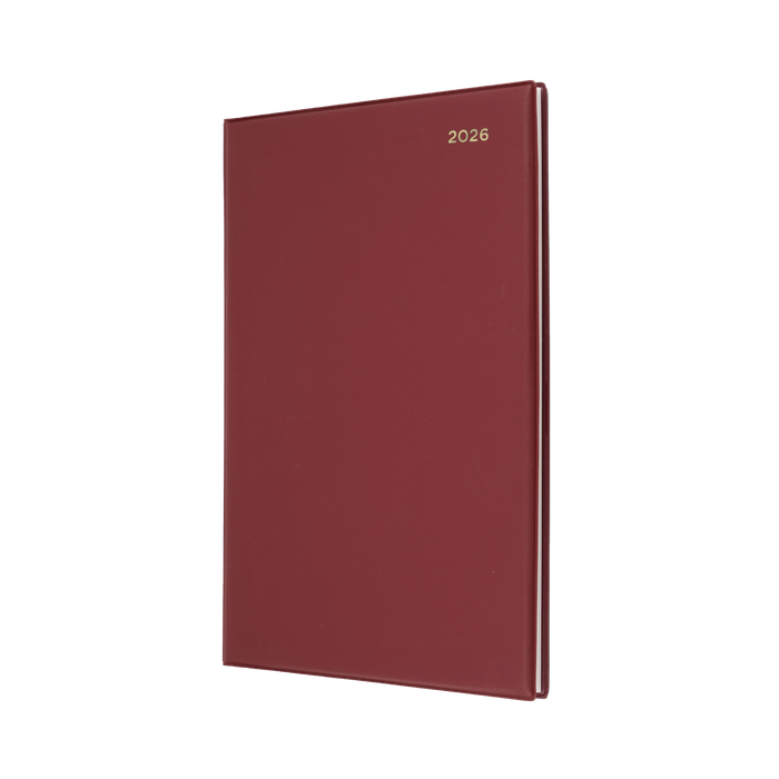 Belmont Calendar Year 2026 Diary/Planner, Week to View, A4 Hard Cover