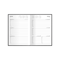 2027 Calendar Year Diary/Planner - 12 Month A5 Week to View - Hard Cover - Collins Kyoto Range