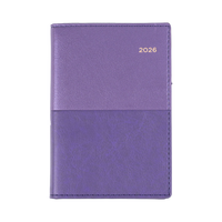 Vanessa Calendar Year 2026 Diary/Planner, Week to View, B7R PU Soft Cover